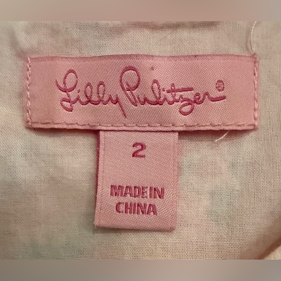 🌴 Lilly Pulitzer Iggy Shorely Blue “Feeling Tanked” Mini Shift Dress – Size 2 - Picture 5 of 6